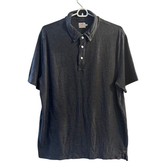 Faherty Other - Faherty Movement Polo Shirt Pima Modal Charcoal Gray Size XL